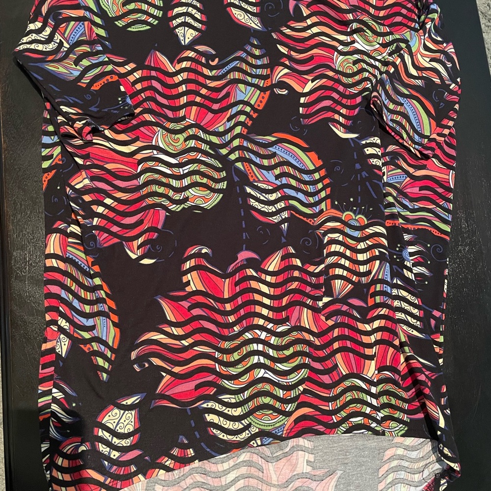 Colorful Patterned Long Sleeve Dress